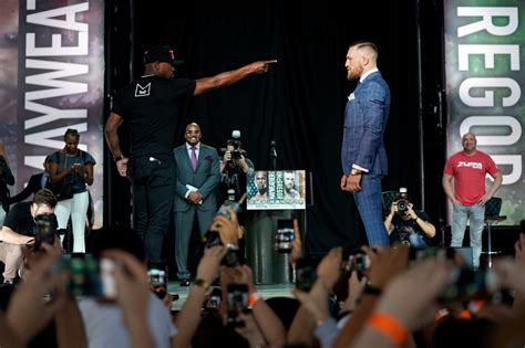 Floyd Mayweather vs Conor McGregor press conference live: .